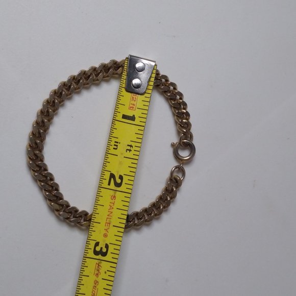 Vintage Small Metal Bracelet Made In Germany 7.25 Inches - Picture 10 of 10